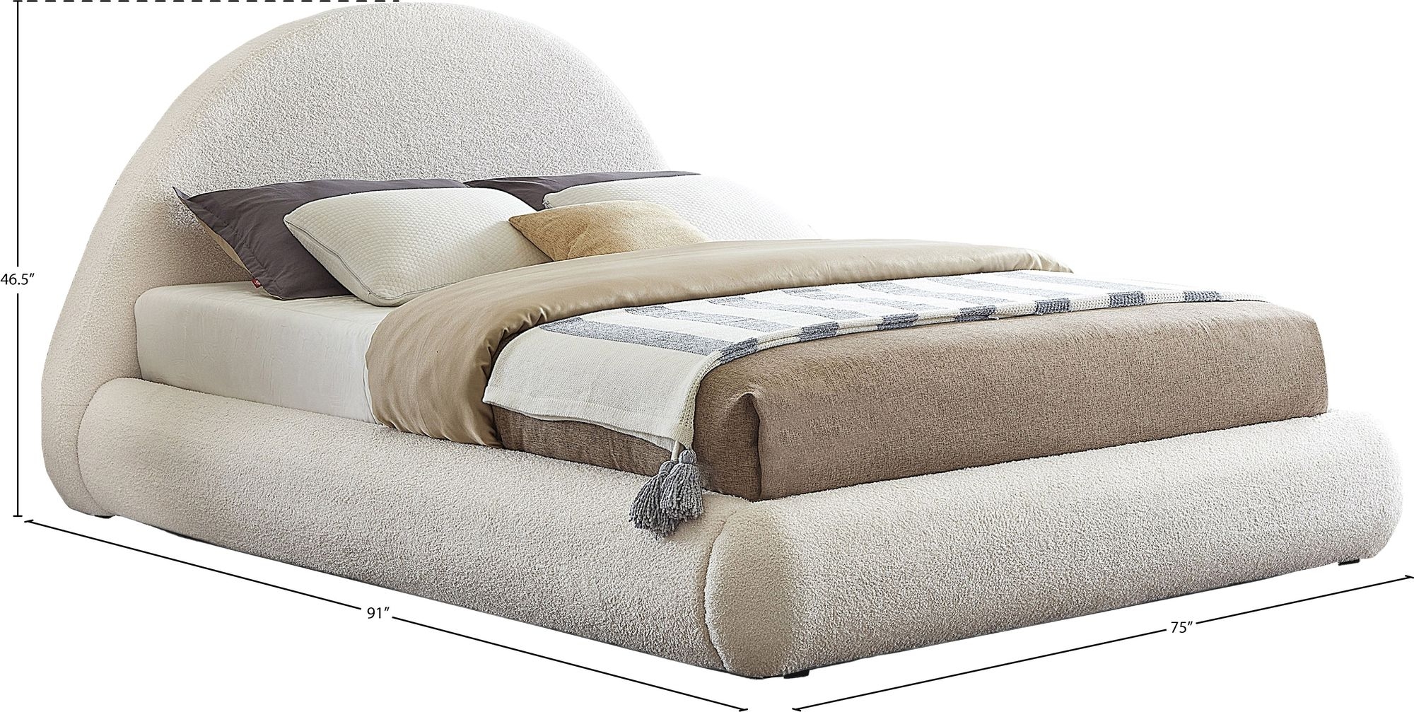 Rudy Teddy Fabric Bed