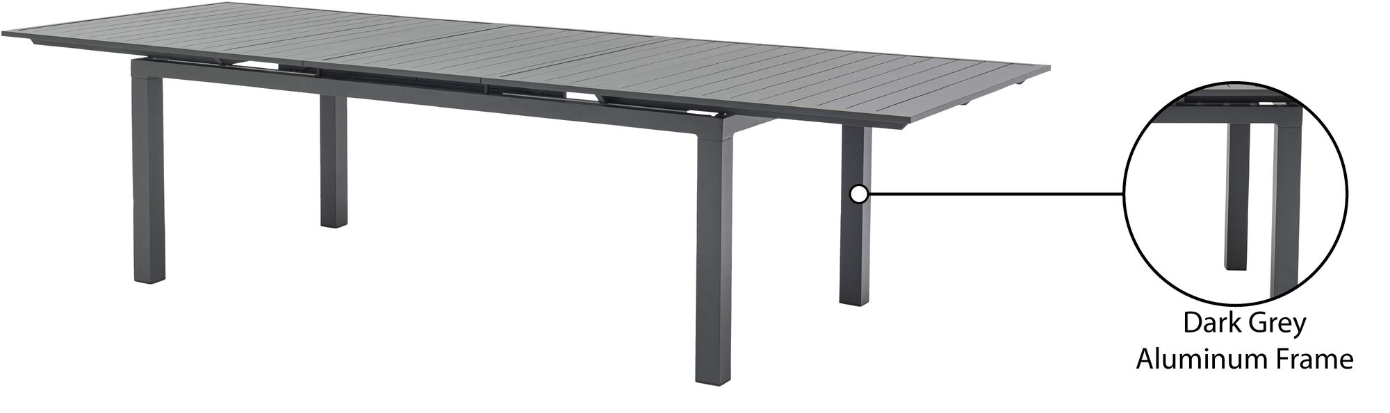 Maldives Extendable Outdoor Patio Dining Table