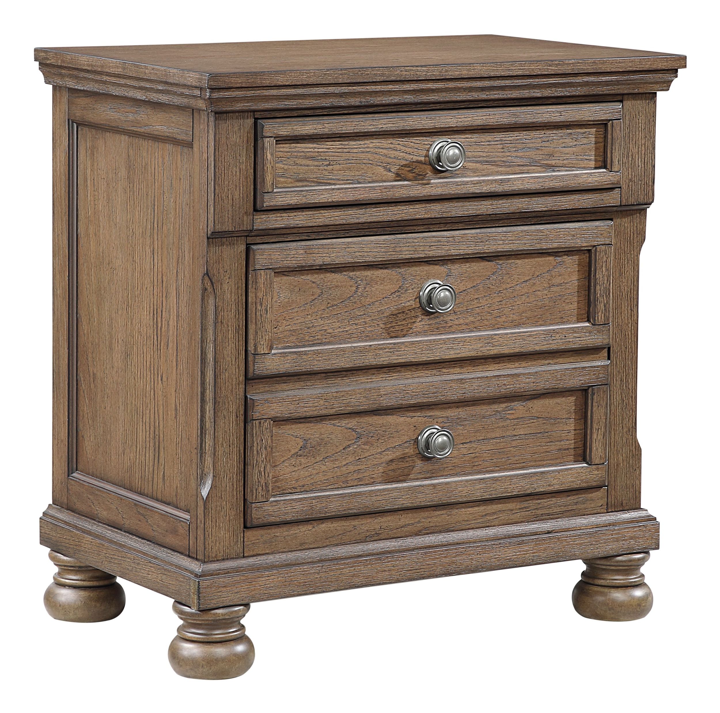 Bethel Wood Veneer Storage Sleigh Bedroom Set