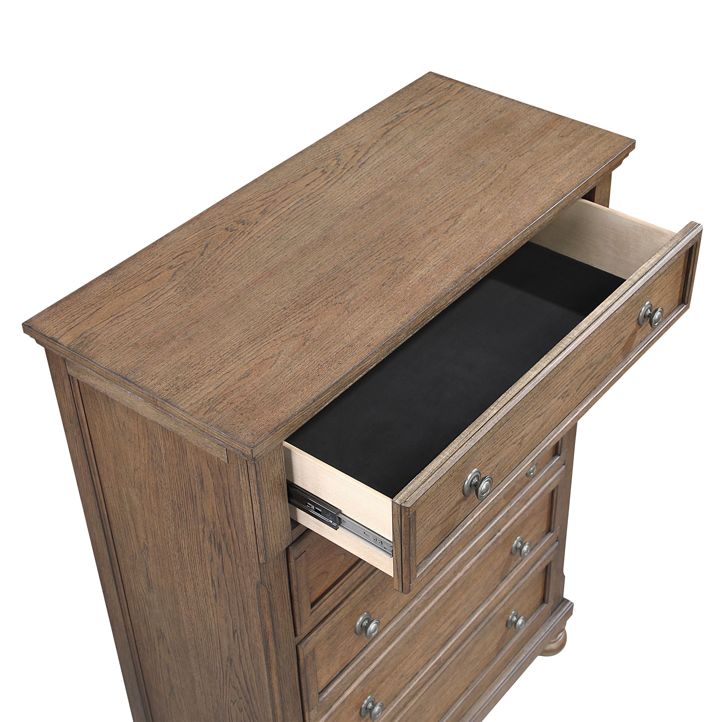 Bethel Wood Veneer Storage Sleigh Bedroom Set