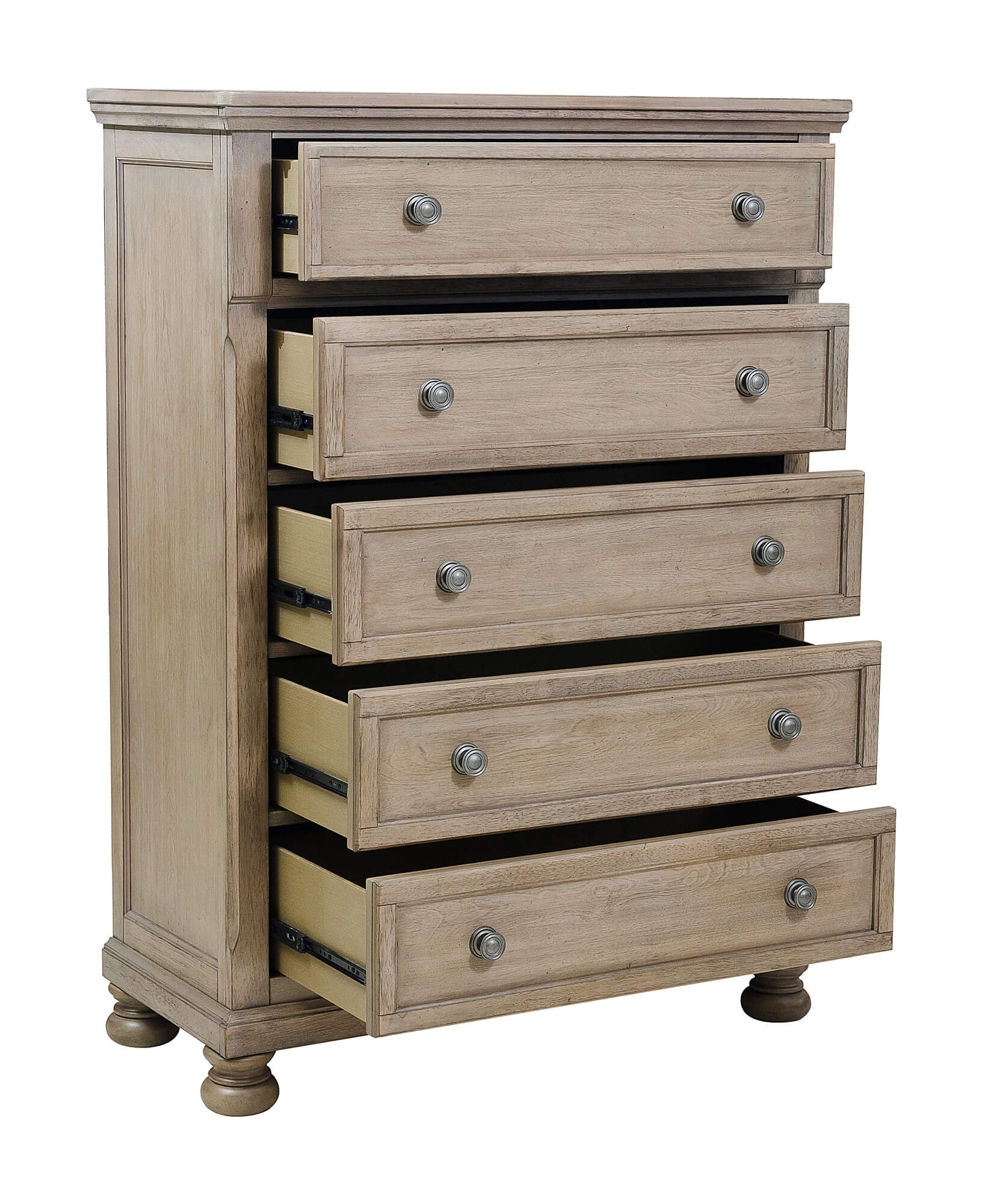 Bethel Wood Veneer Storage Sleigh Bedroom Set