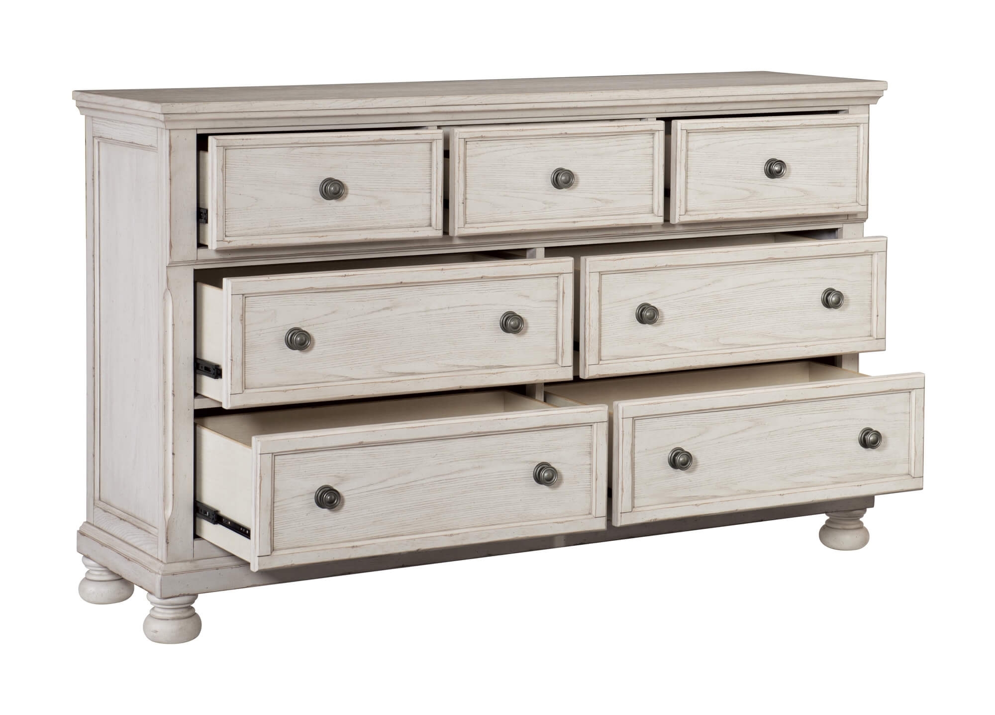Bethel Wood Veneer 7-Drawer Dresser