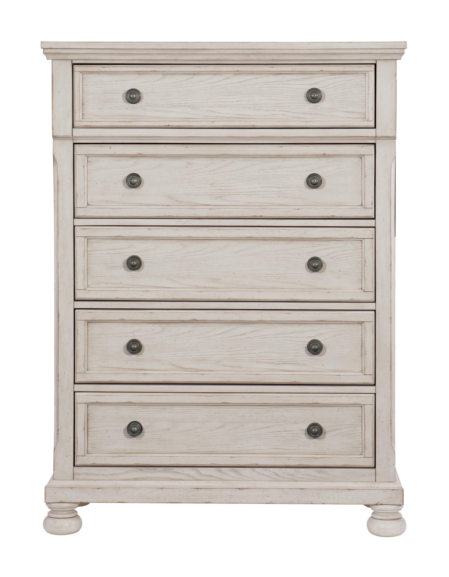 Bethel Wood Veneer 5-Drawer Chest
