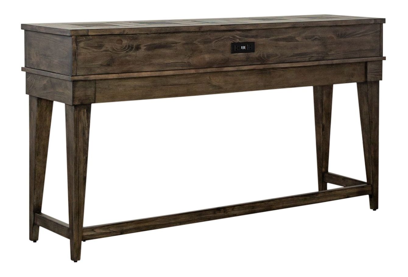 Arrowcreek Console Bar Table with Charging Station