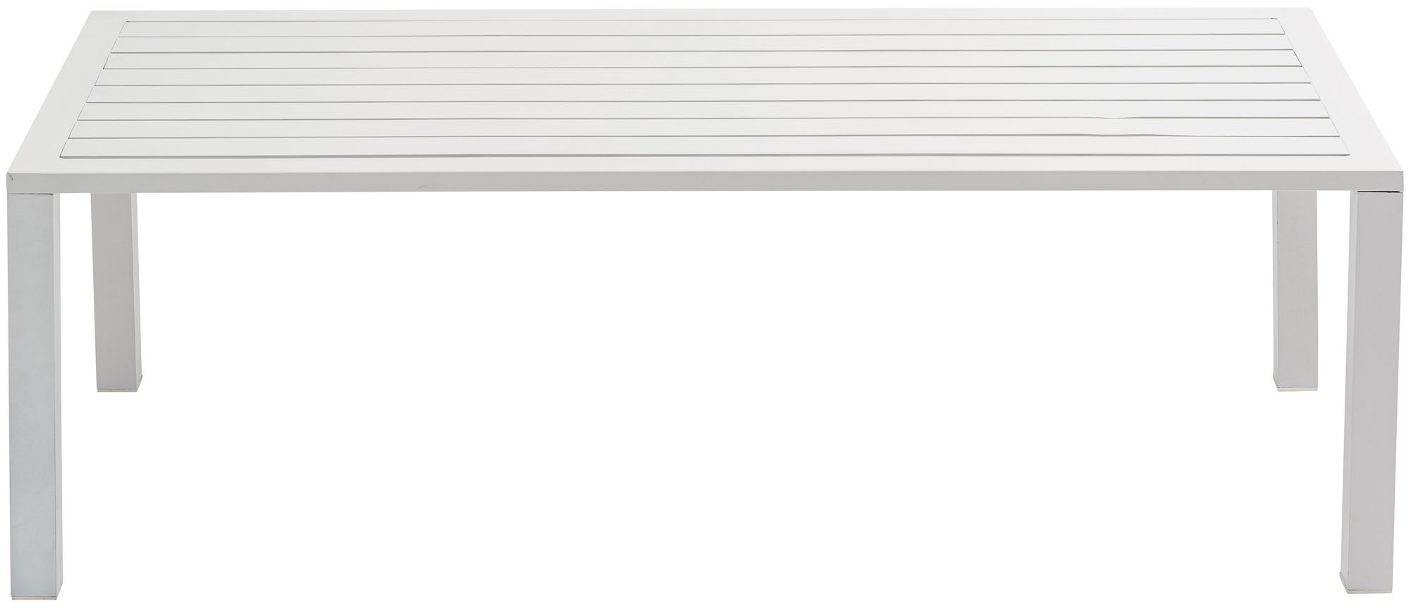 Maldives 47" Rectangular Outdoor Patio Aluminum Coffee Table