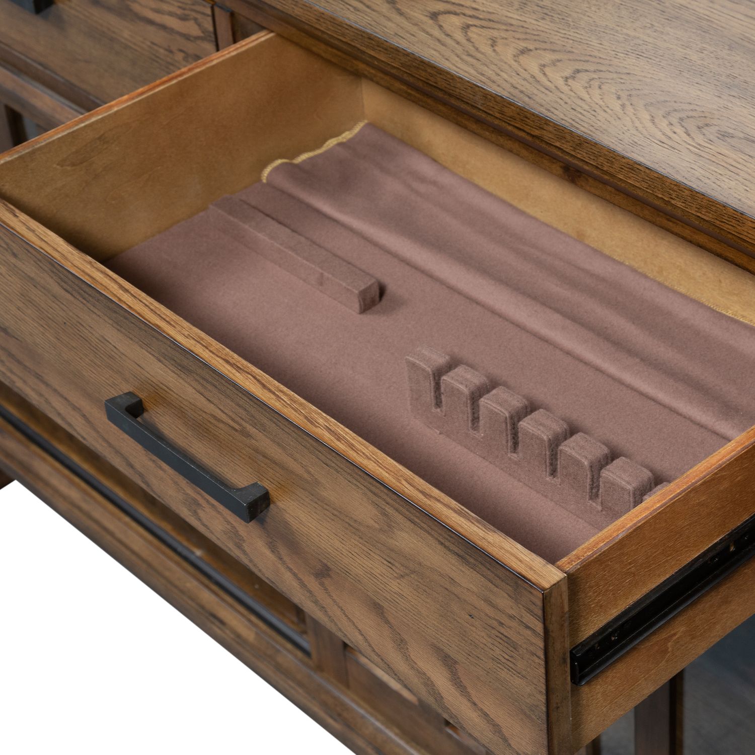 Santa Rosa Wood/Glass Sliding Server w/2 Drawers & 2 Doors