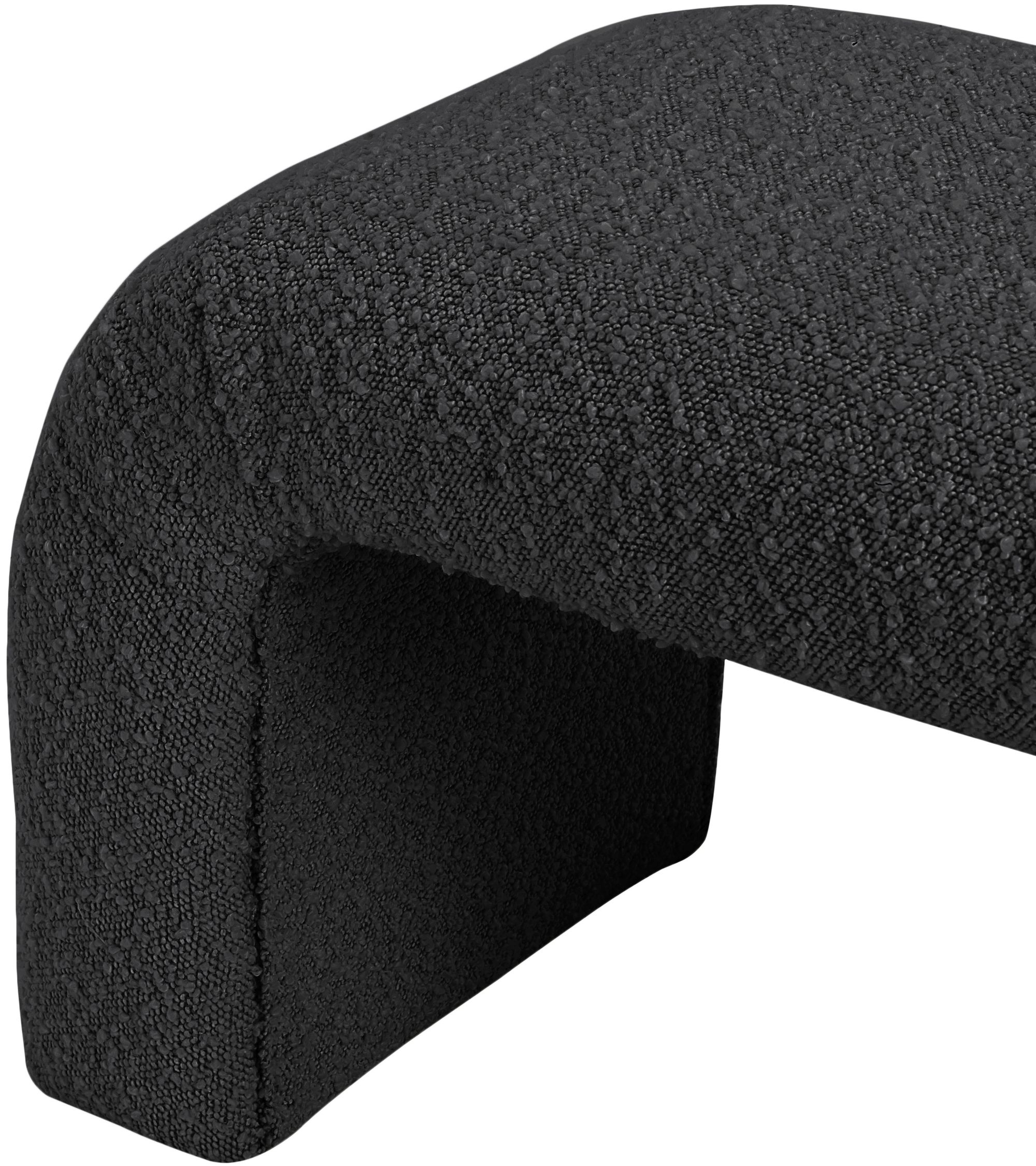 Niagara 28" Boucle Fabric Bench