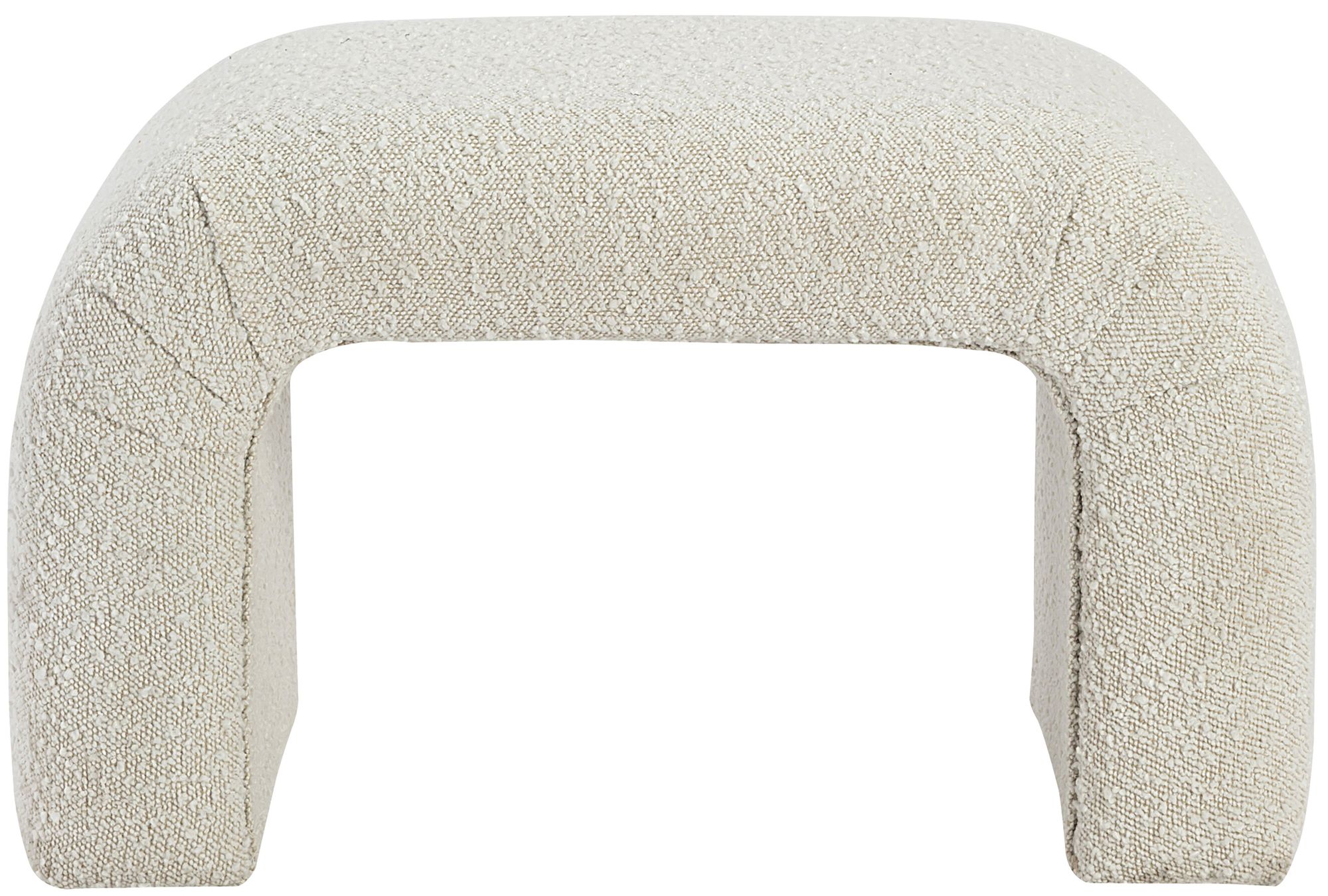 Niagara 28" Boucle Fabric Bench