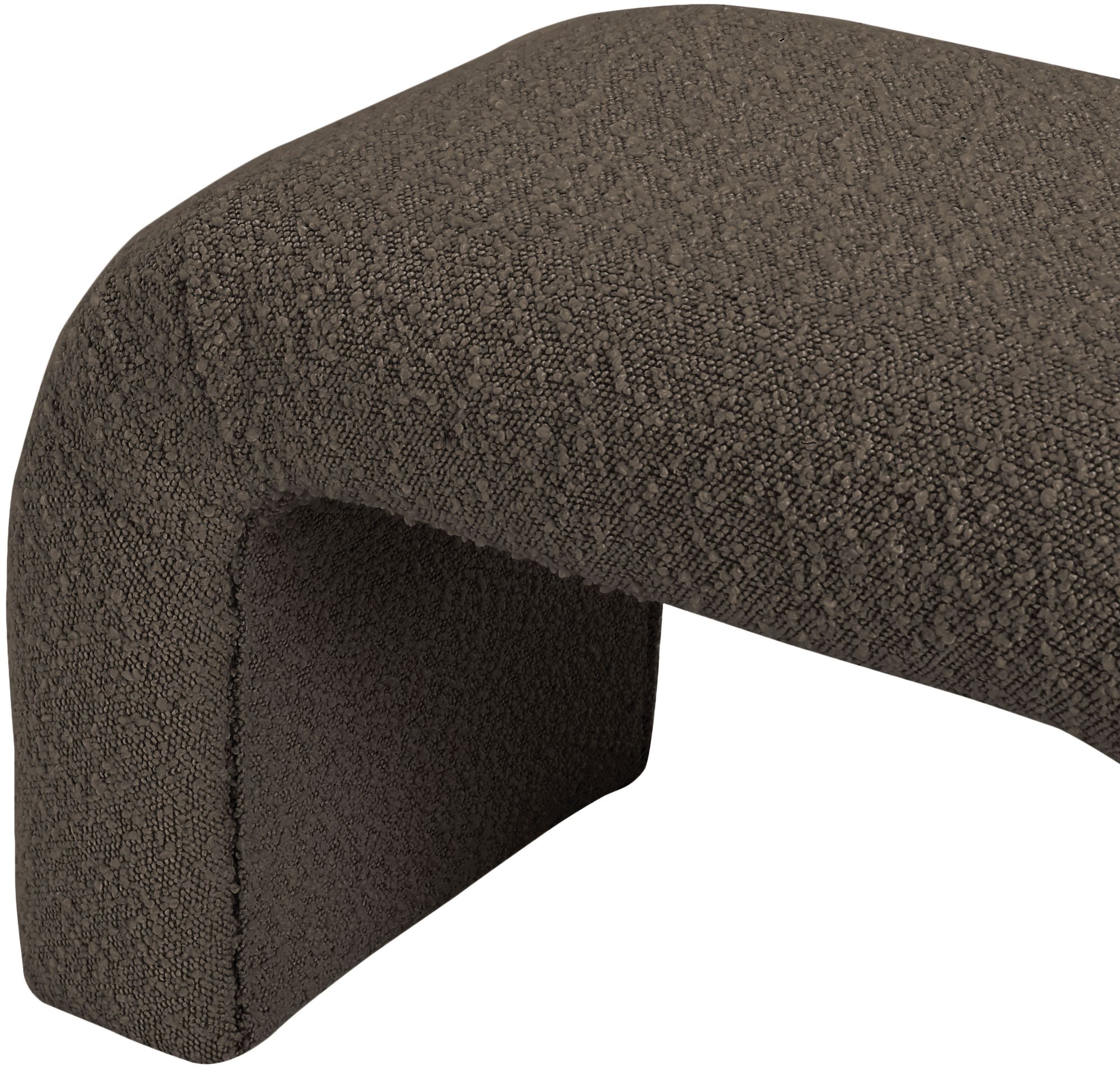 Niagara 52" Boucle Fabric Bench