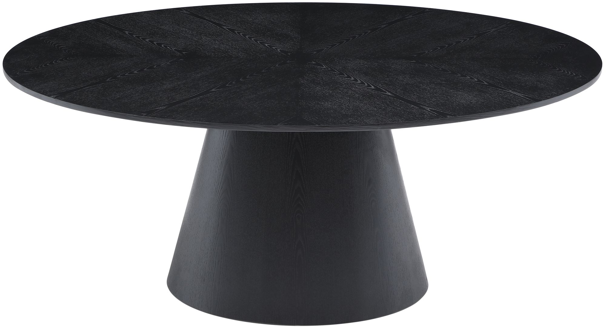 Gavin 72" Oval Oak Wood Veneer Dining Table