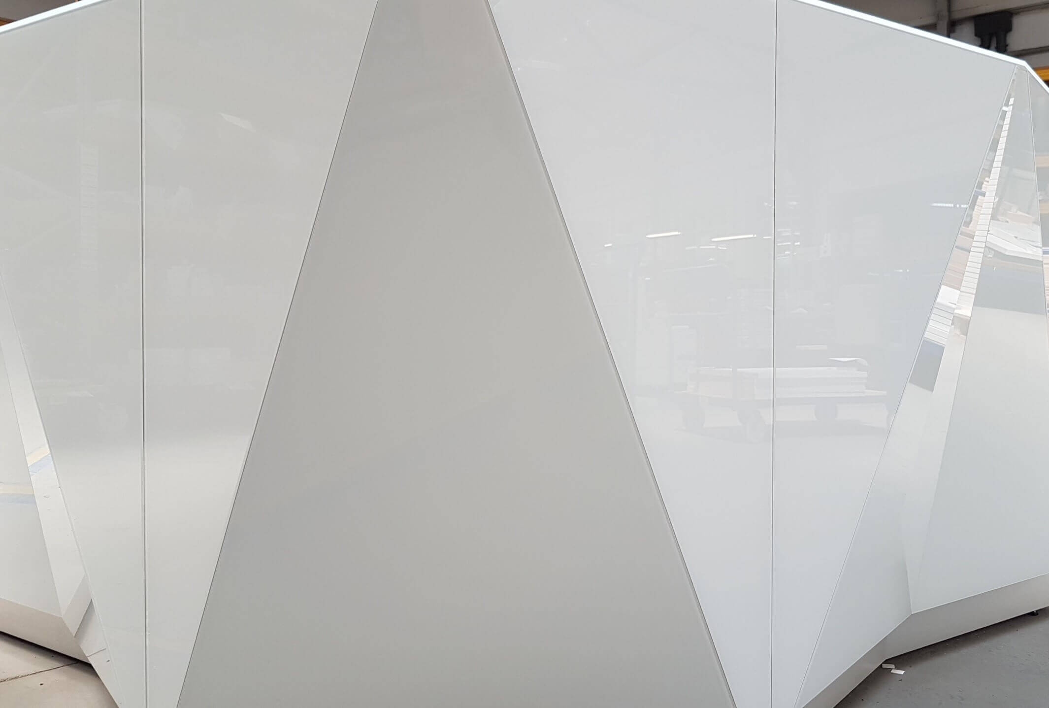 Alpa 119" Straight Medium Reception Desk Corner