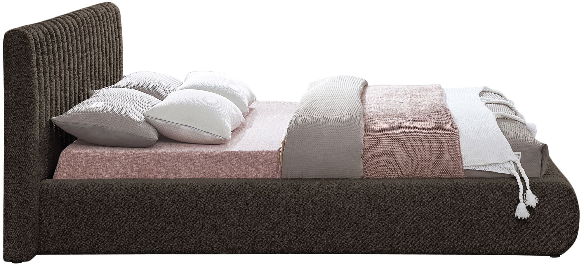 Nash Boucle Fabric Bed