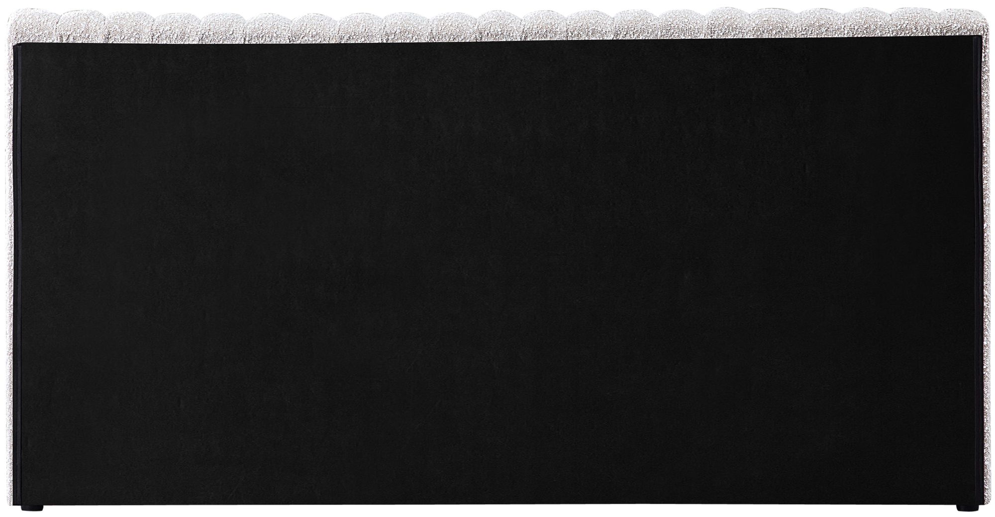 Nash Boucle Fabric Queen Size Bed
