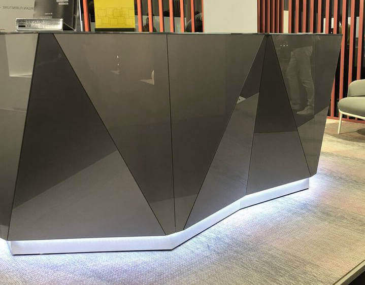 Alpa 156" Corner Large Reception Desk