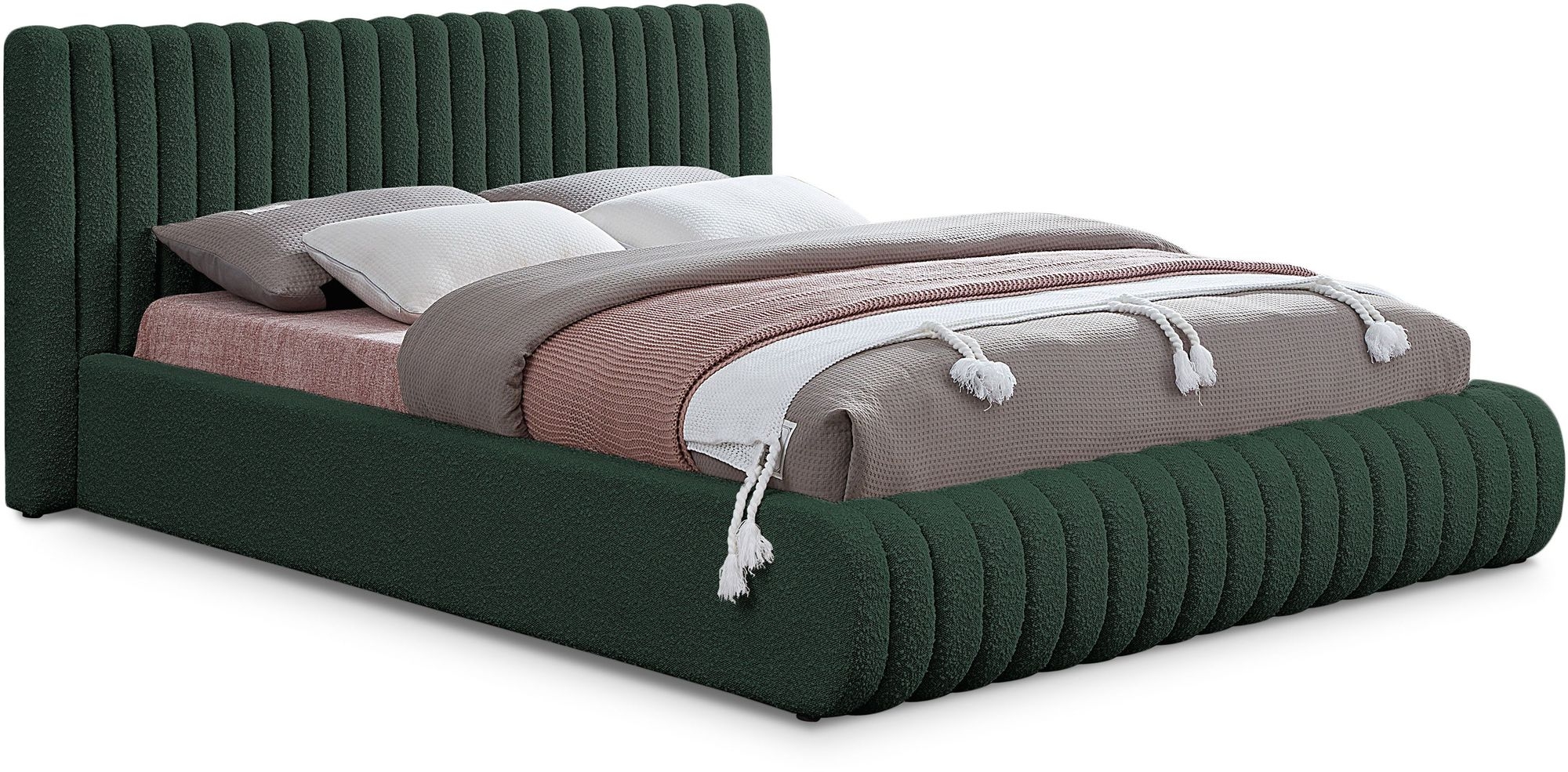 Nash Boucle Fabric Bed