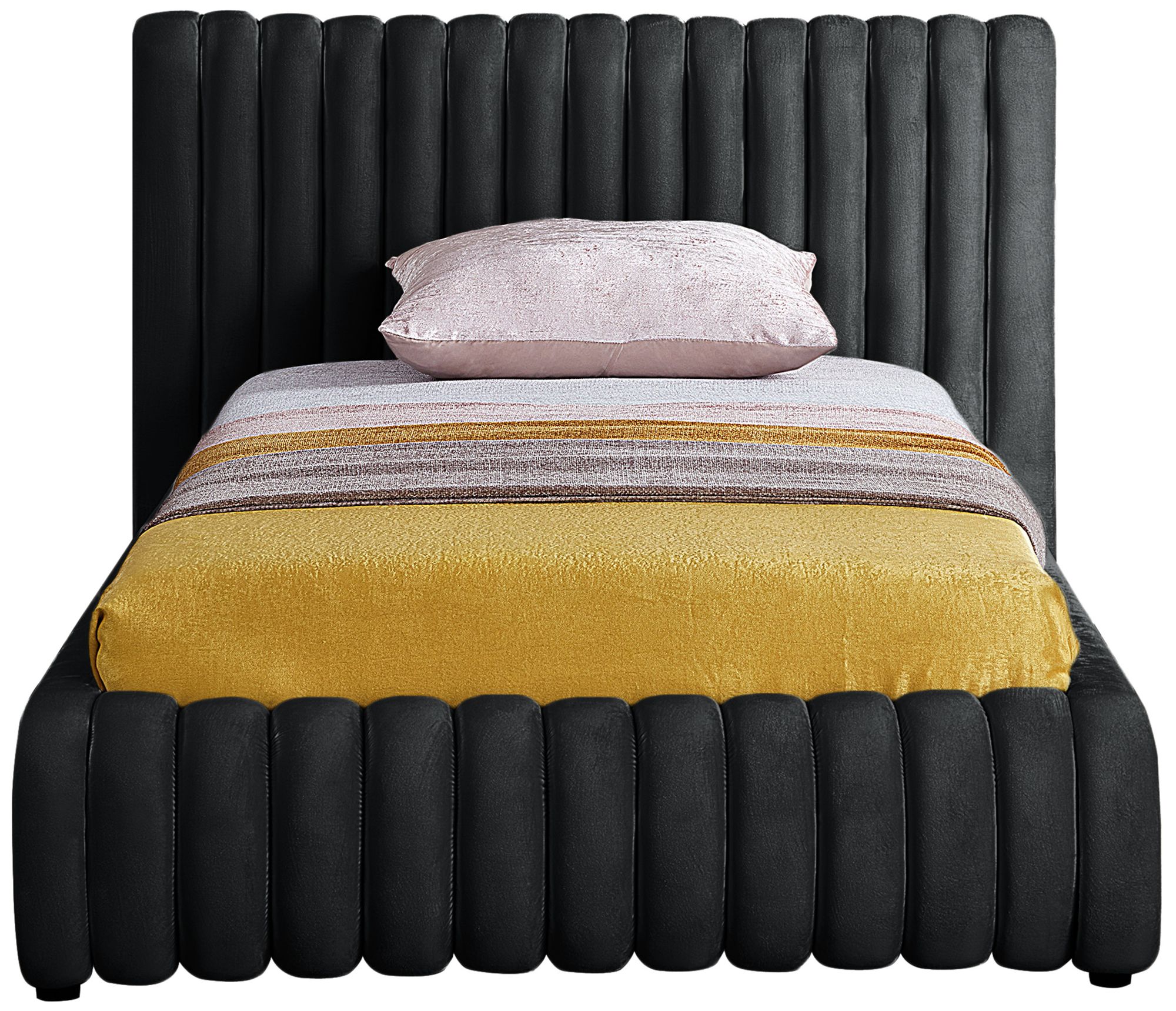 Nico Velvet Twin Size Bed