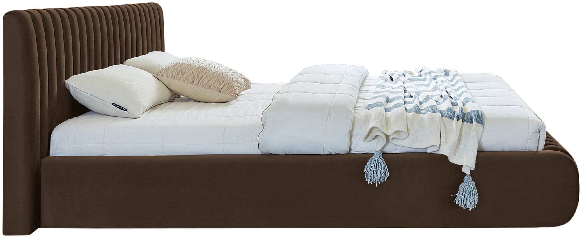 Nico Velvet Queen Size Bed