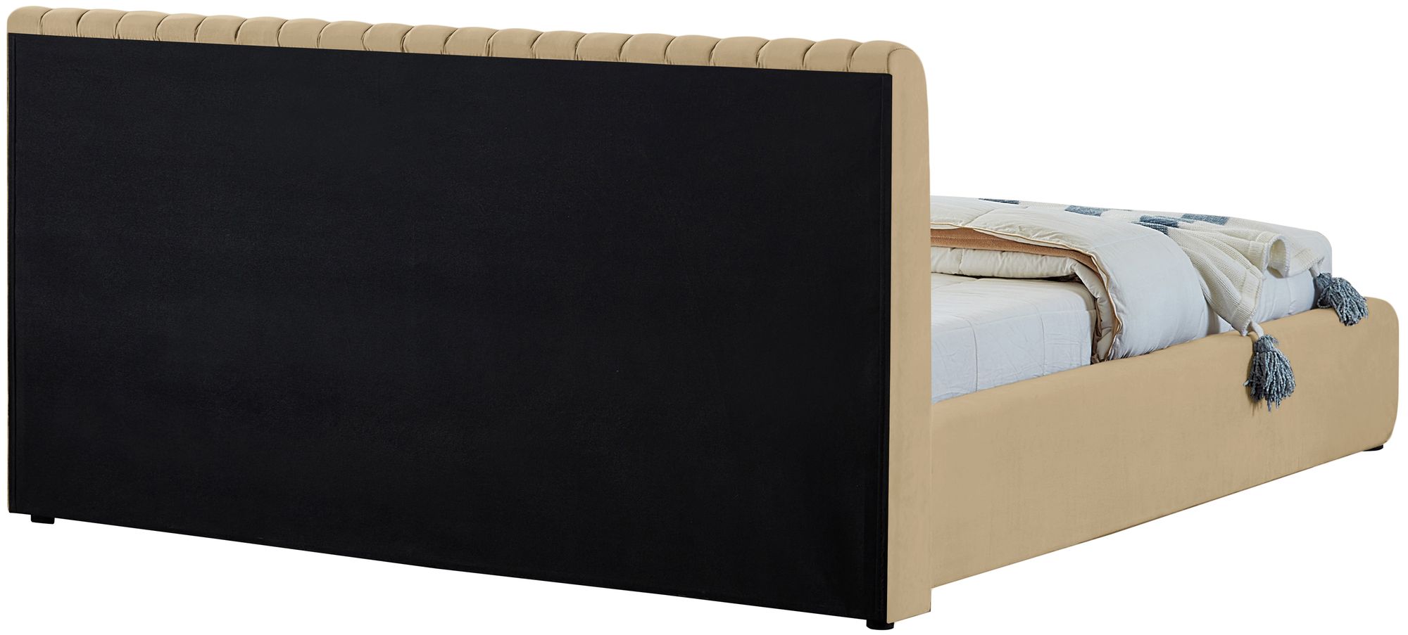 Nico Velvet Queen Size Bed