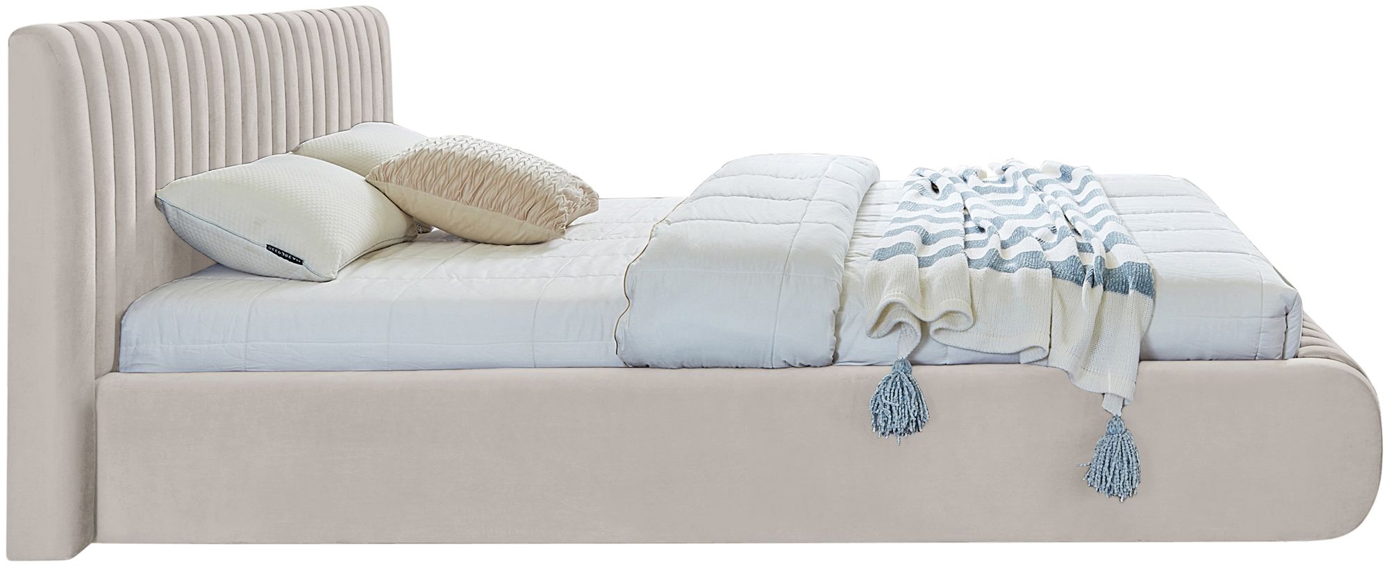 Nico Velvet Full Size Bed