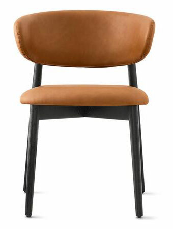 Oleandro Fabric/Wood Customizable Dining Chair