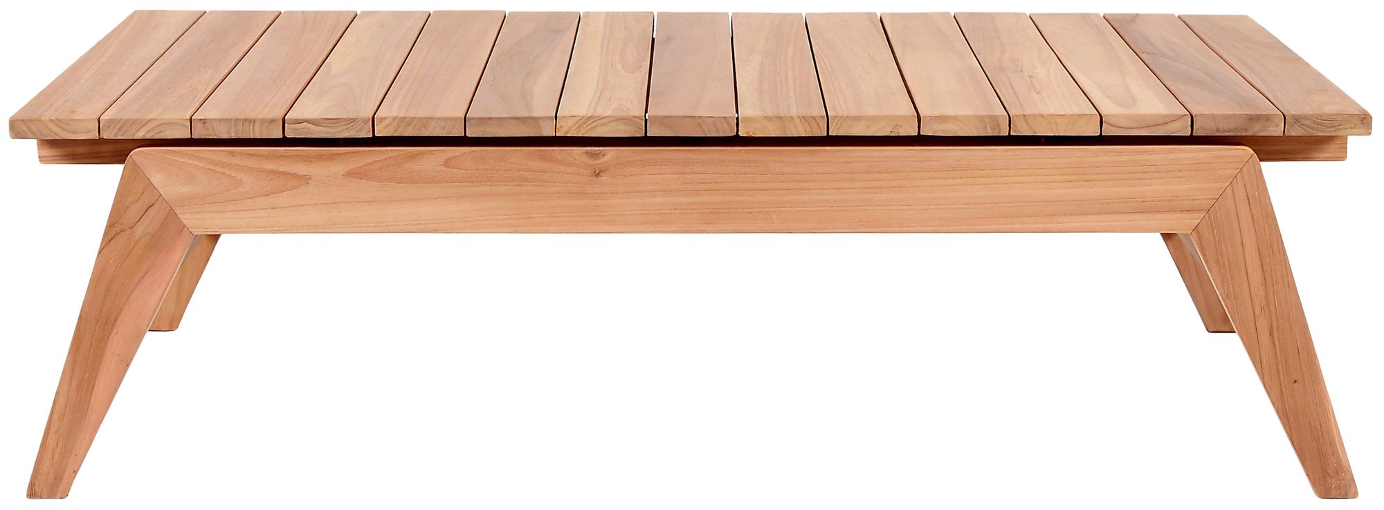 Tahiti 47.5" Rectangular Outdoor Patio Solid Teak Wood Coffee Table
