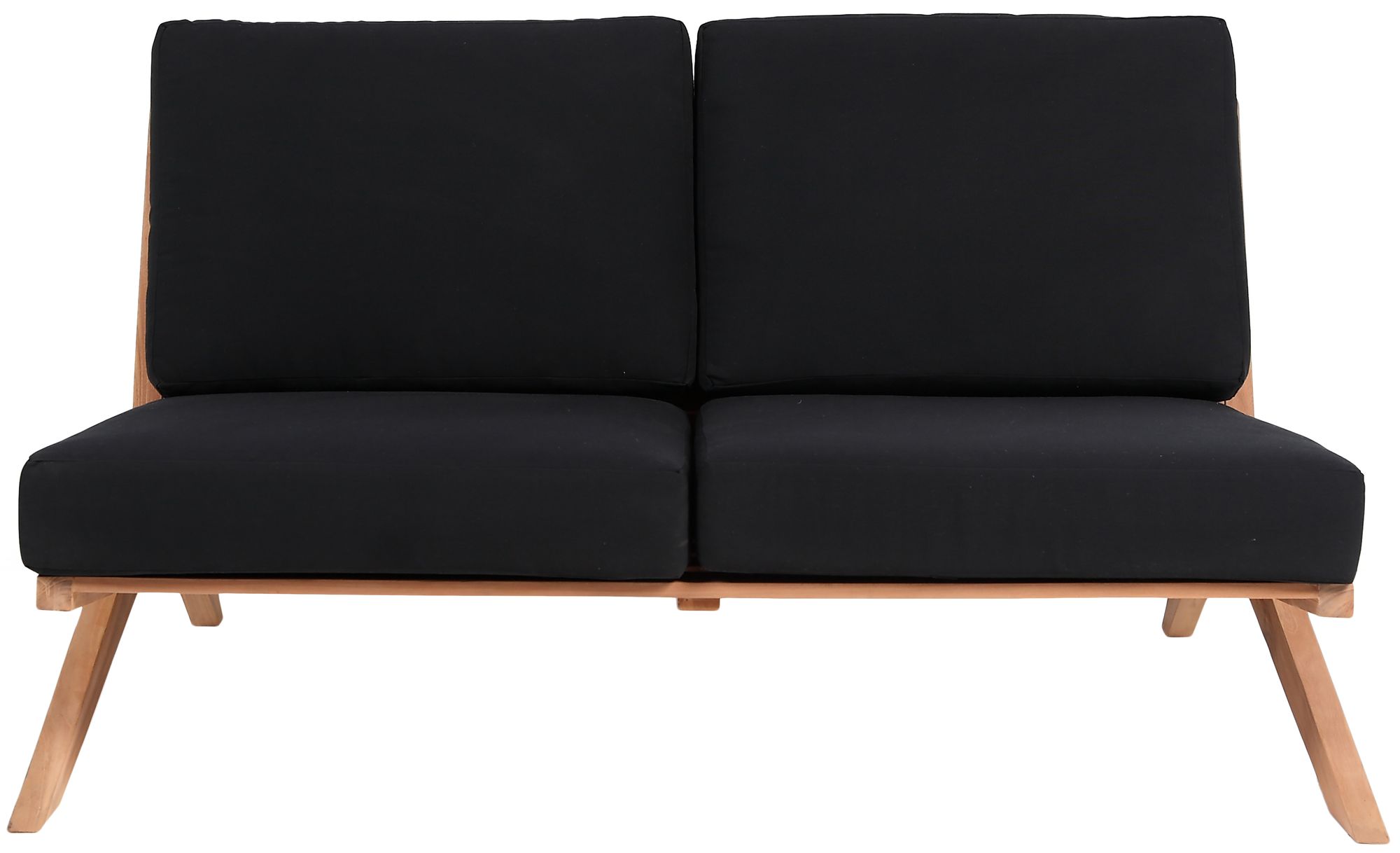 Tahiti 58.5" Outdoor Patio Waterproof Fabric Sofa