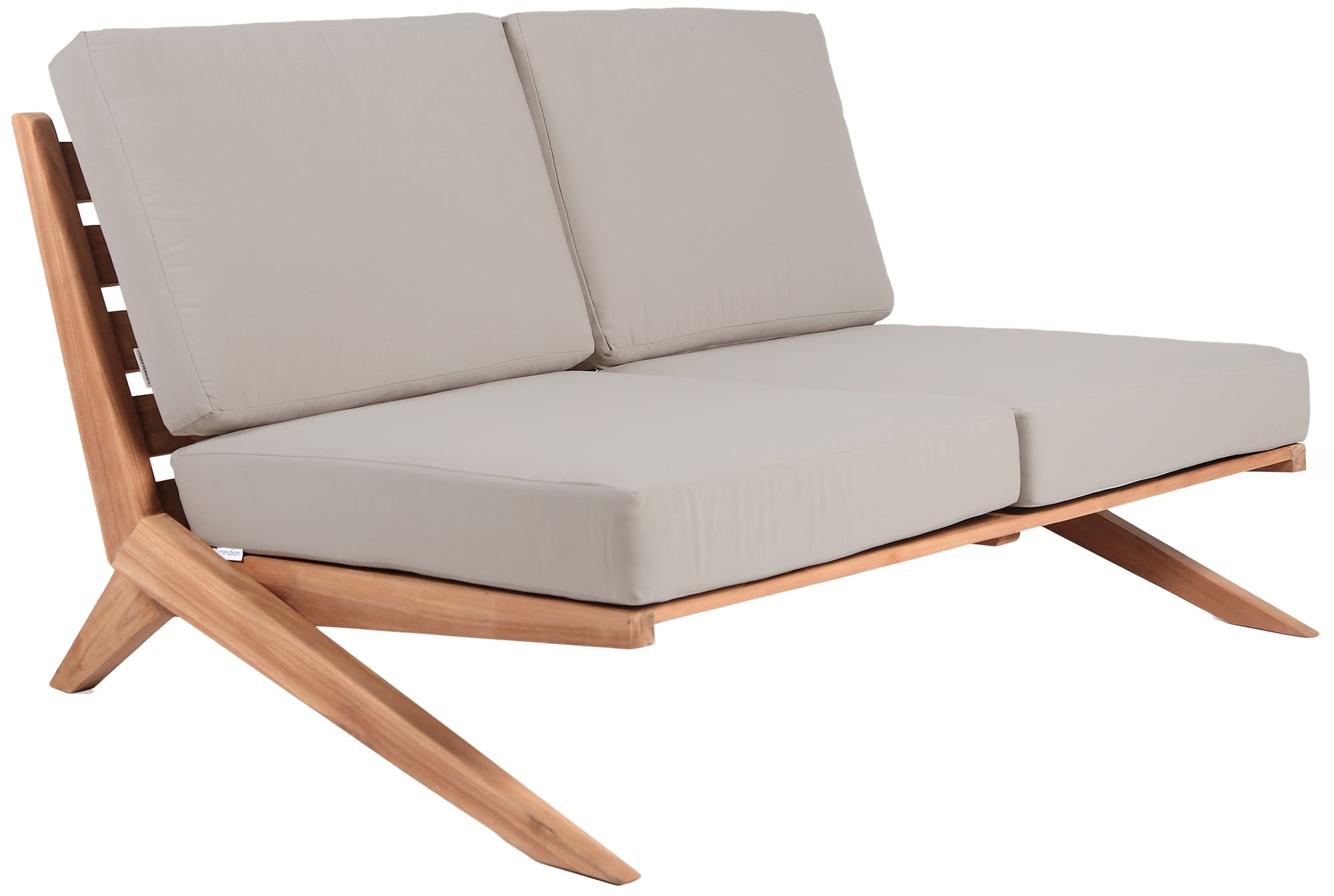Tahiti 58.5" Outdoor Patio Waterproof Fabric Sofa