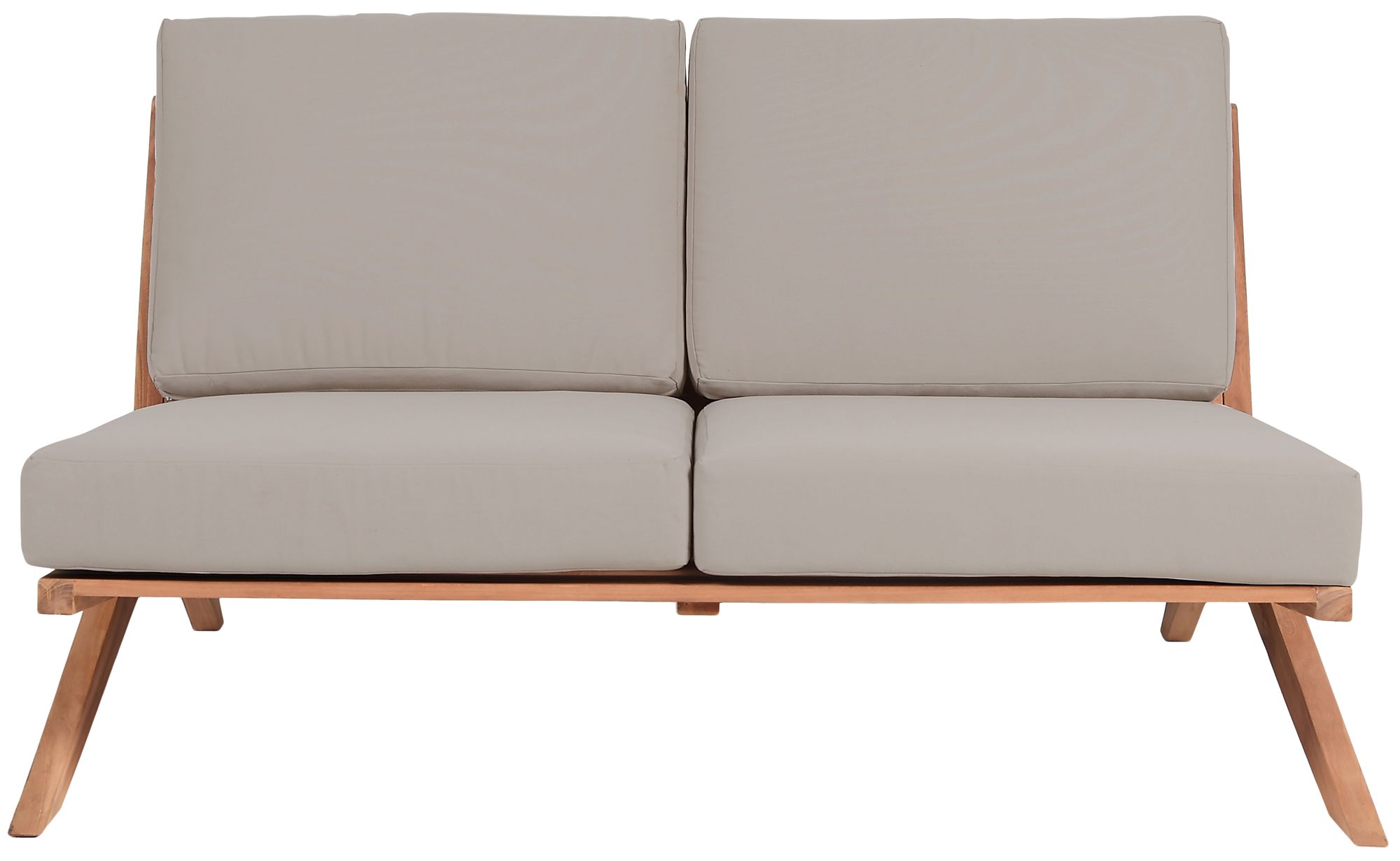 Tahiti 58.5" Outdoor Patio Waterproof Fabric Sofa