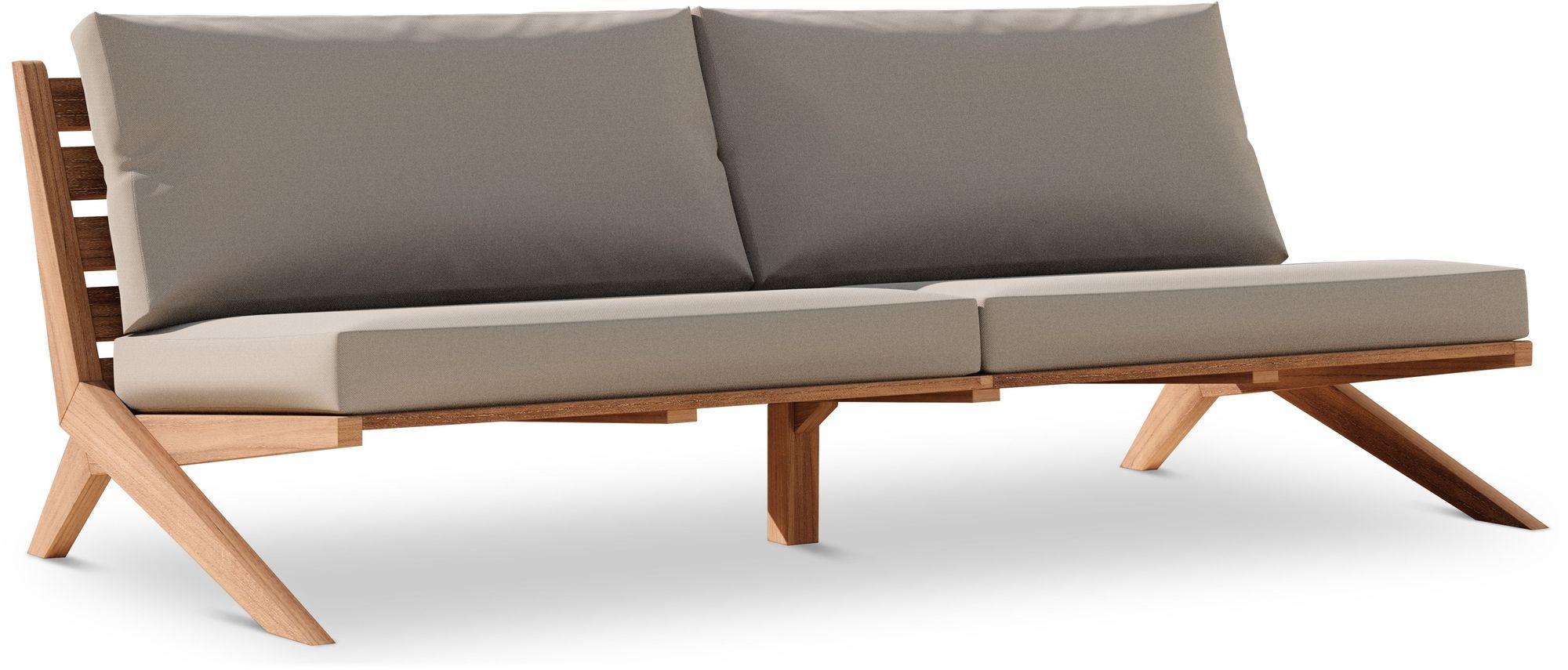 Tahiti 87" Outdoor Patio Waterproof Fabric Sofa