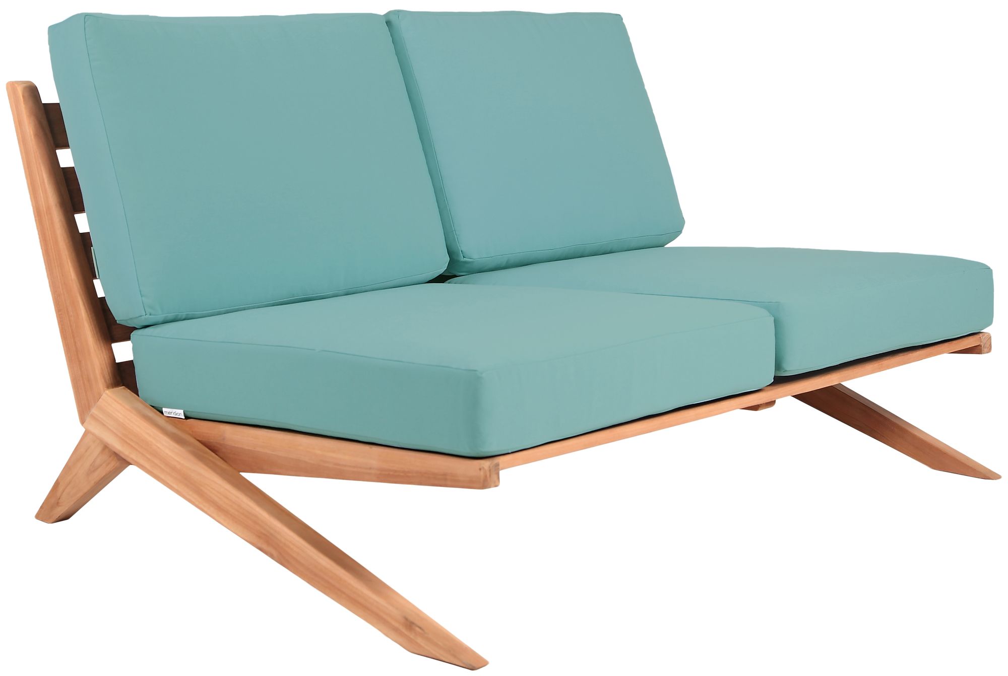Tahiti 58.5" Outdoor Patio Waterproof Fabric Sofa