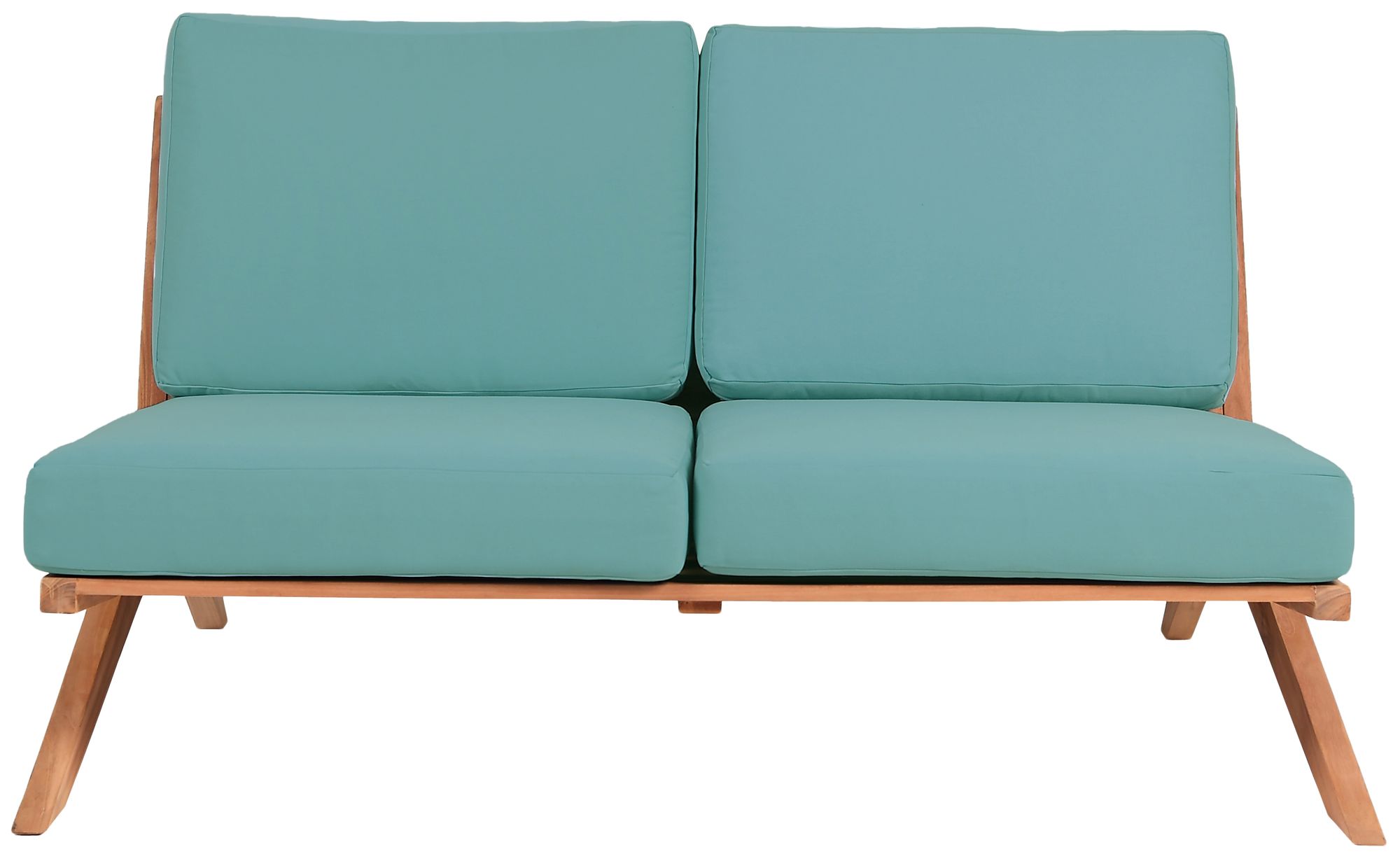 Tahiti 58.5" Outdoor Patio Waterproof Fabric Sofa