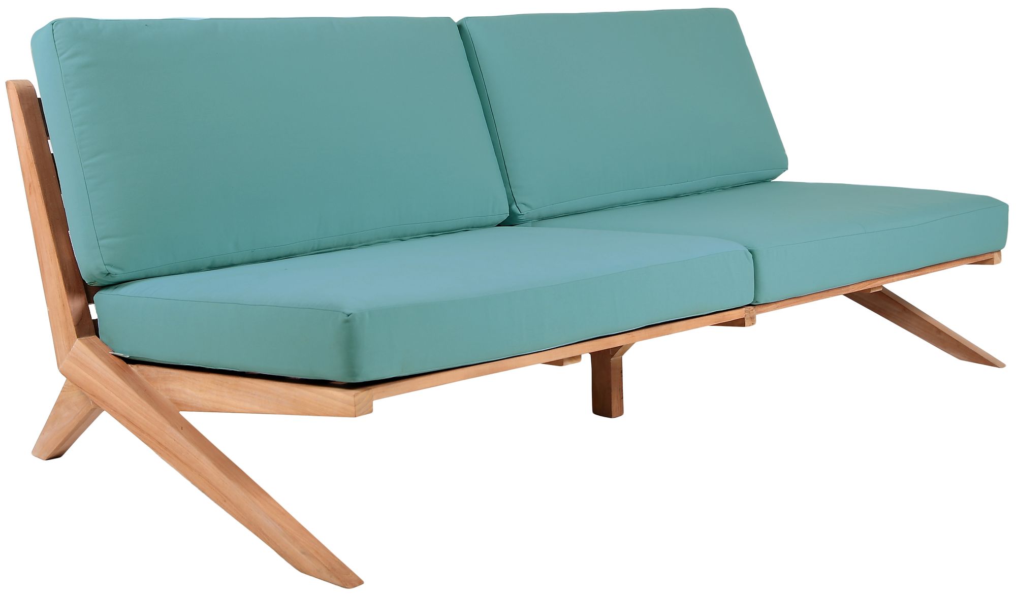 Tahiti 87" Outdoor Patio Waterproof Fabric Sofa