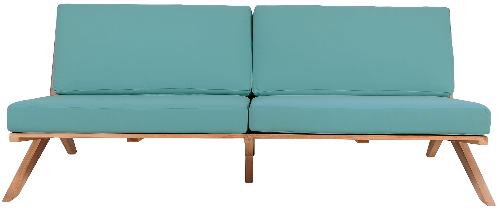 Tahiti 87" Outdoor Patio Waterproof Fabric Sofa
