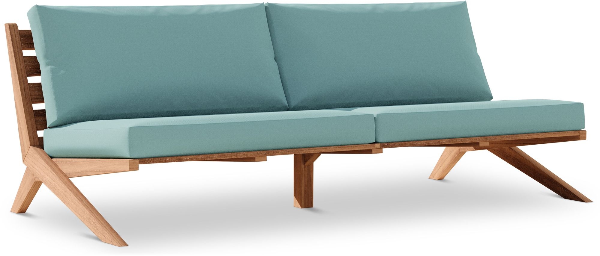 Tahiti 87" Outdoor Patio Waterproof Fabric Sofa