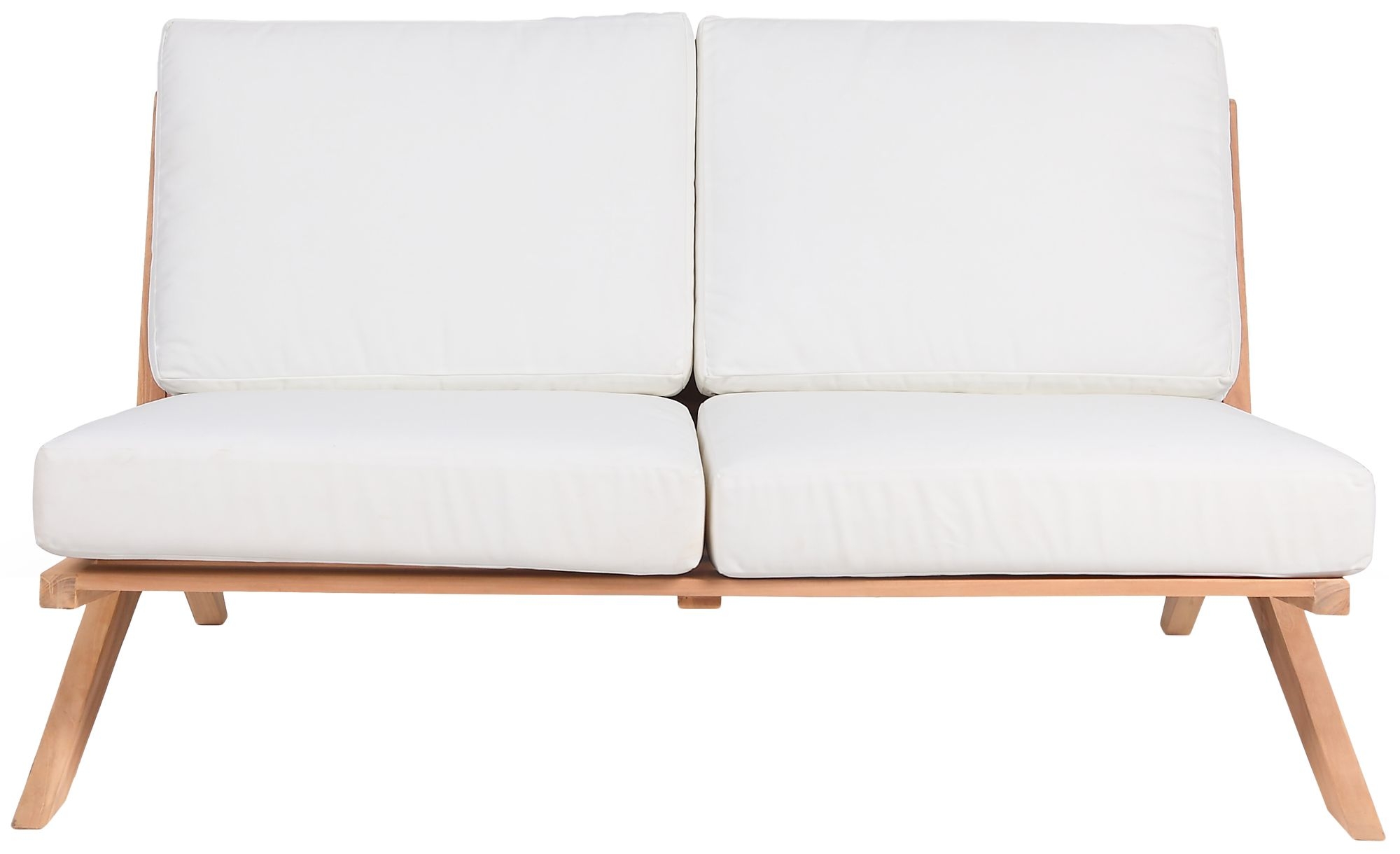 Tahiti 58.5" Outdoor Patio Waterproof Fabric Sofa