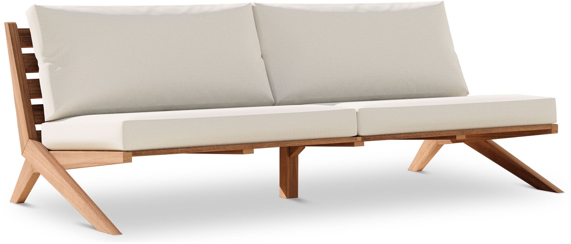 Tahiti 87" Outdoor Patio Waterproof Fabric Sofa
