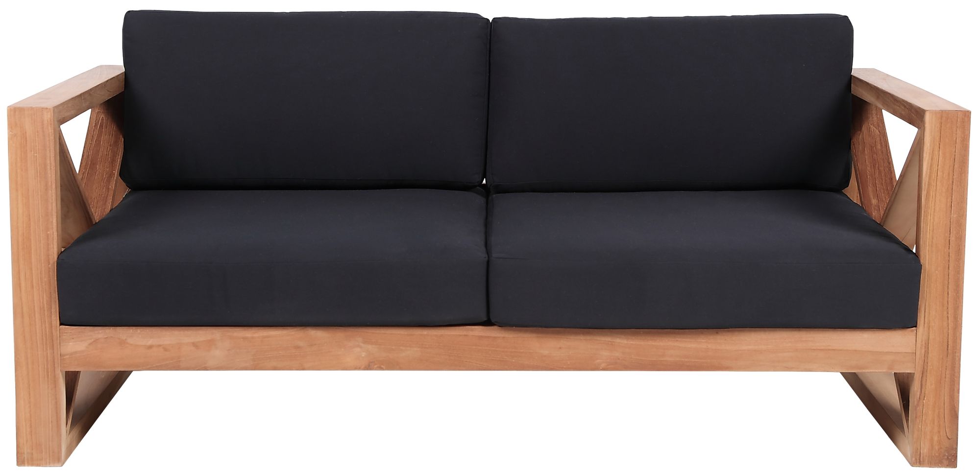 Anguilla 65" Outdoor Patio Waterproof Fabric Loveseat