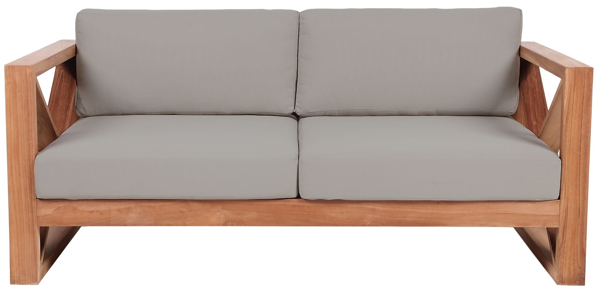 Anguilla 65" Outdoor Patio Waterproof Fabric Loveseat