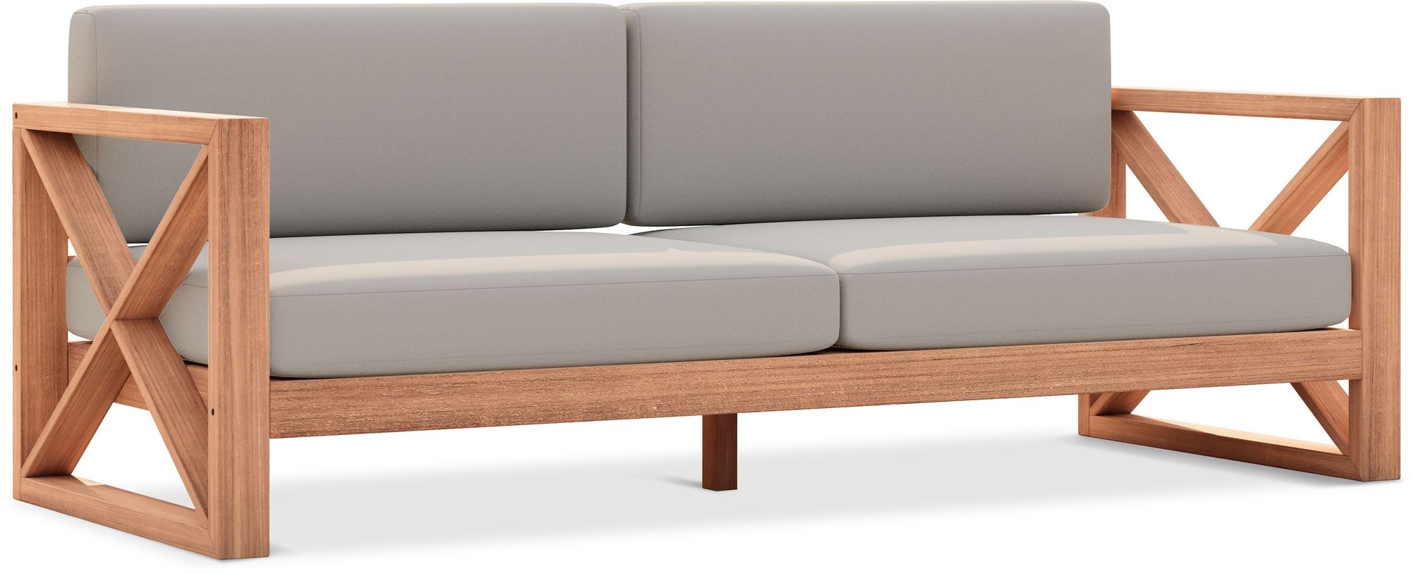 Anguilla 83" Outdoor Patio Waterproof Fabric Sofa
