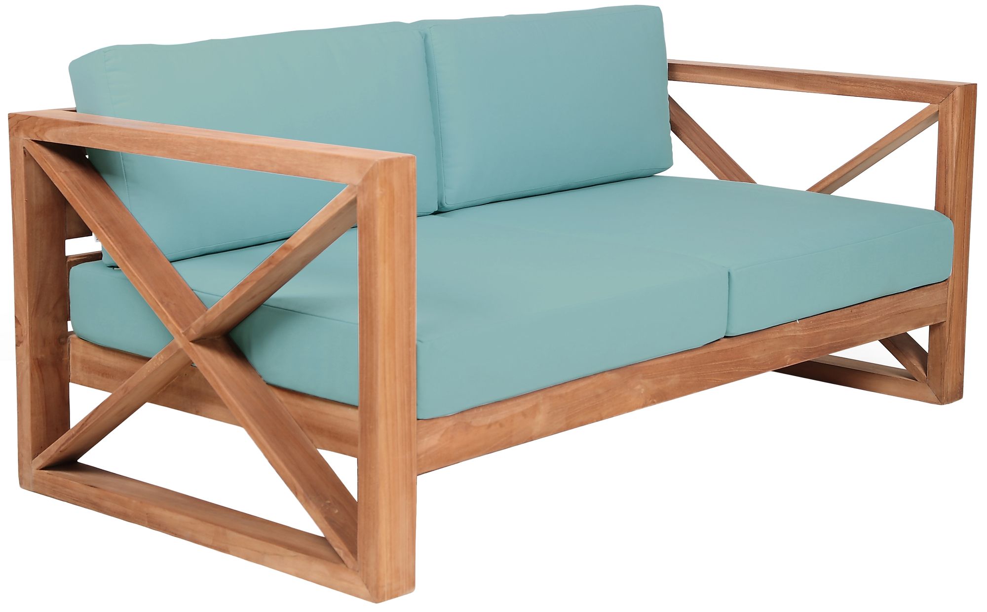 Anguilla 65" Outdoor Patio Waterproof Fabric Loveseat
