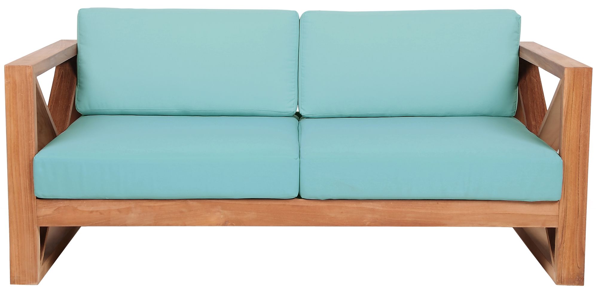 Anguilla 65" Outdoor Patio Waterproof Fabric Loveseat