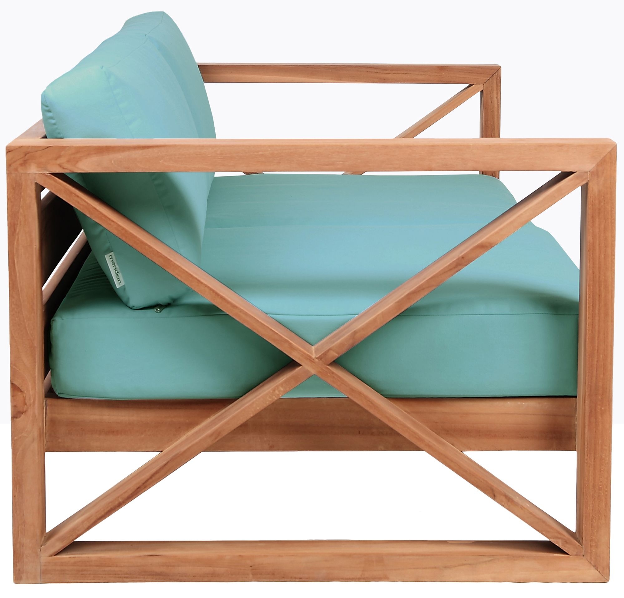 Anguilla 65" Outdoor Patio Waterproof Fabric Loveseat