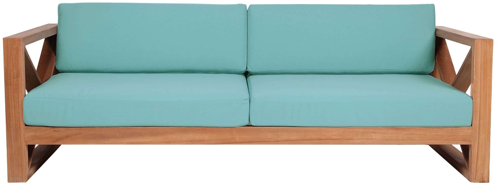 Anguilla 83" Outdoor Patio Waterproof Fabric Sofa