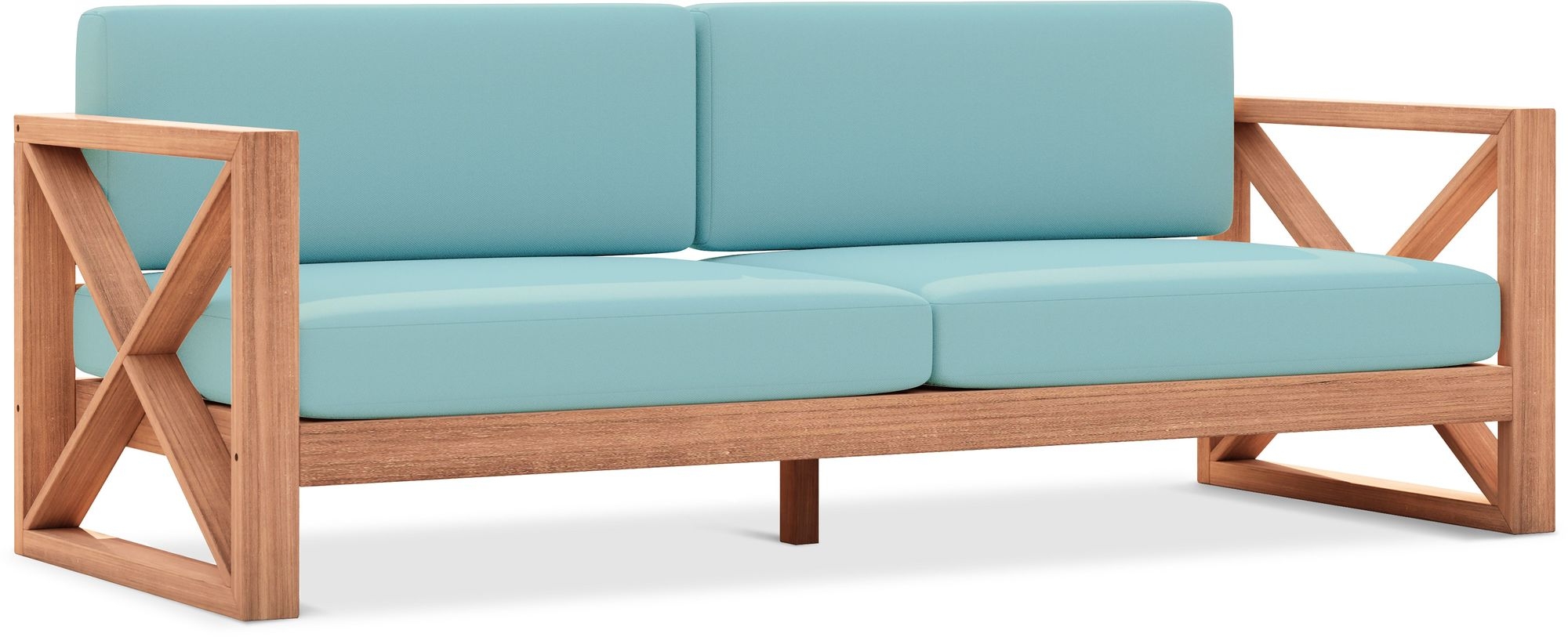 Anguilla 83" Outdoor Patio Waterproof Fabric Sofa