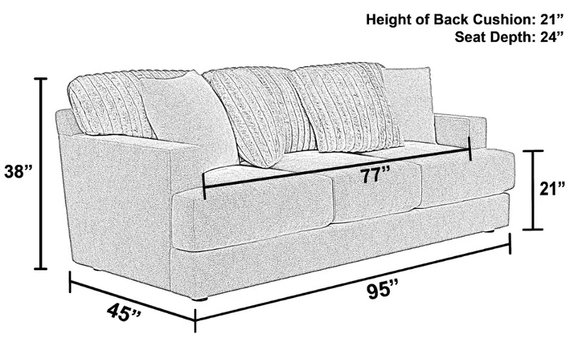 SM Eagan Fabric Sofa