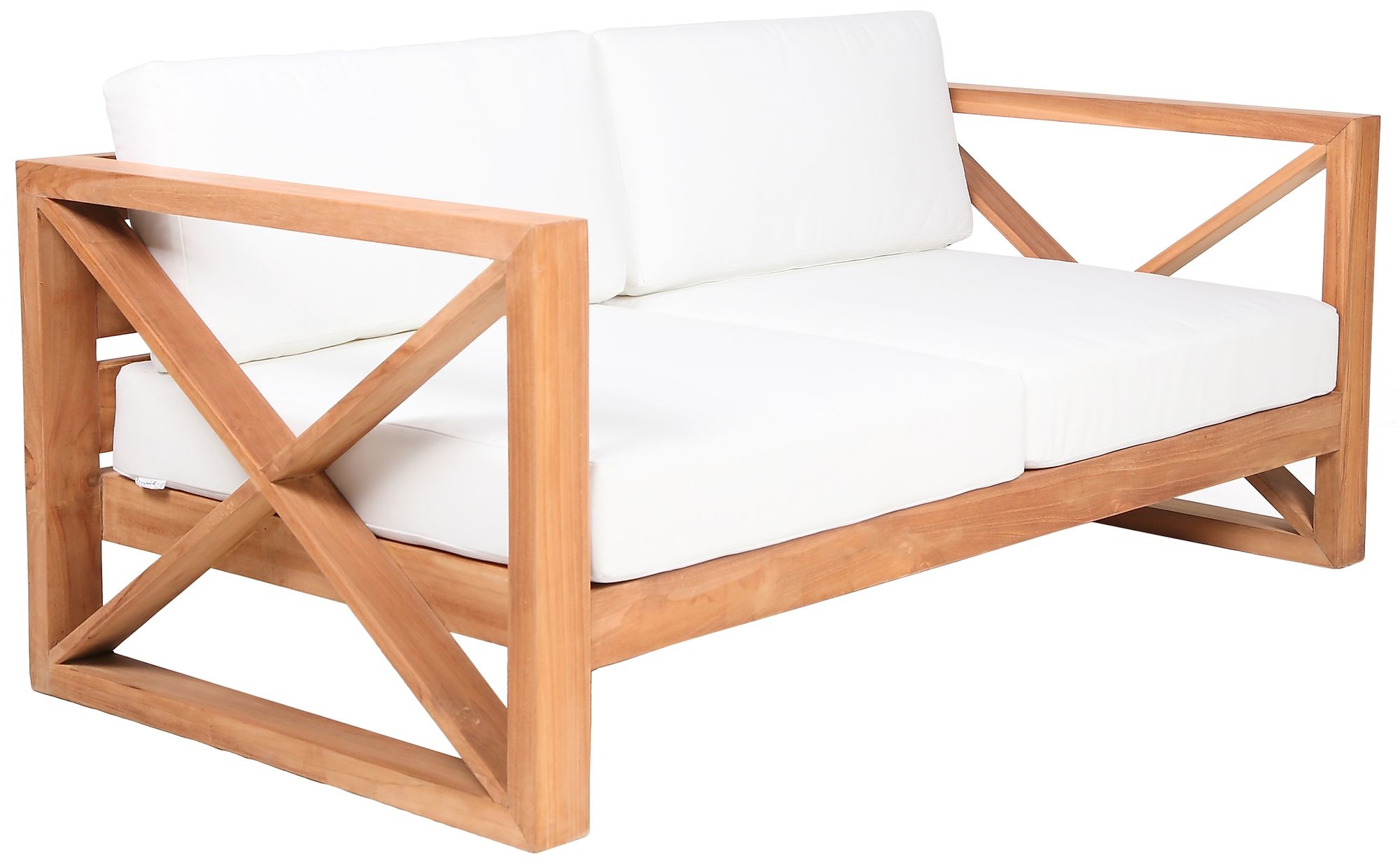 Anguilla 65" Outdoor Patio Waterproof Fabric Loveseat