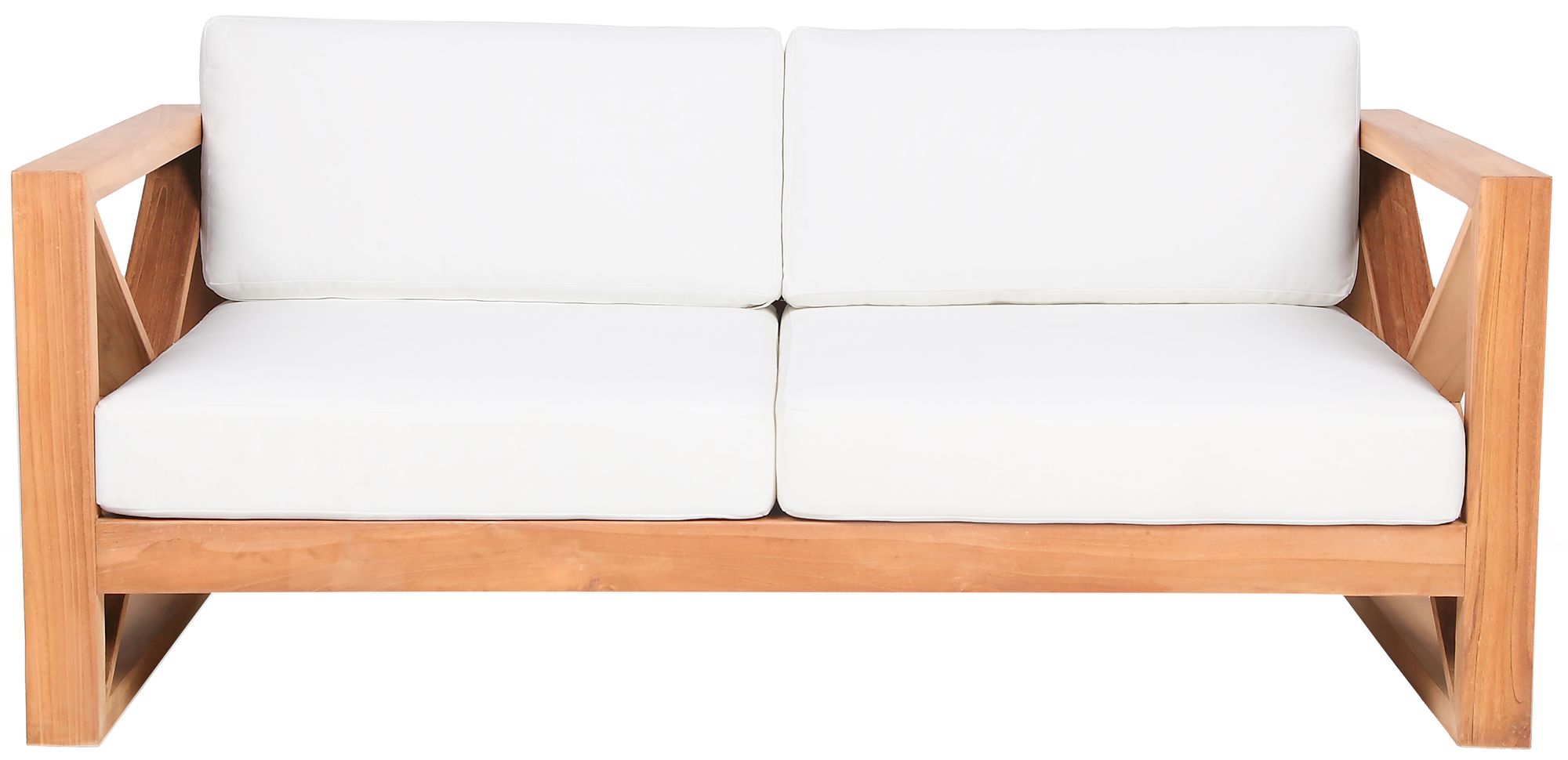 Anguilla 65" Outdoor Patio Waterproof Fabric Loveseat