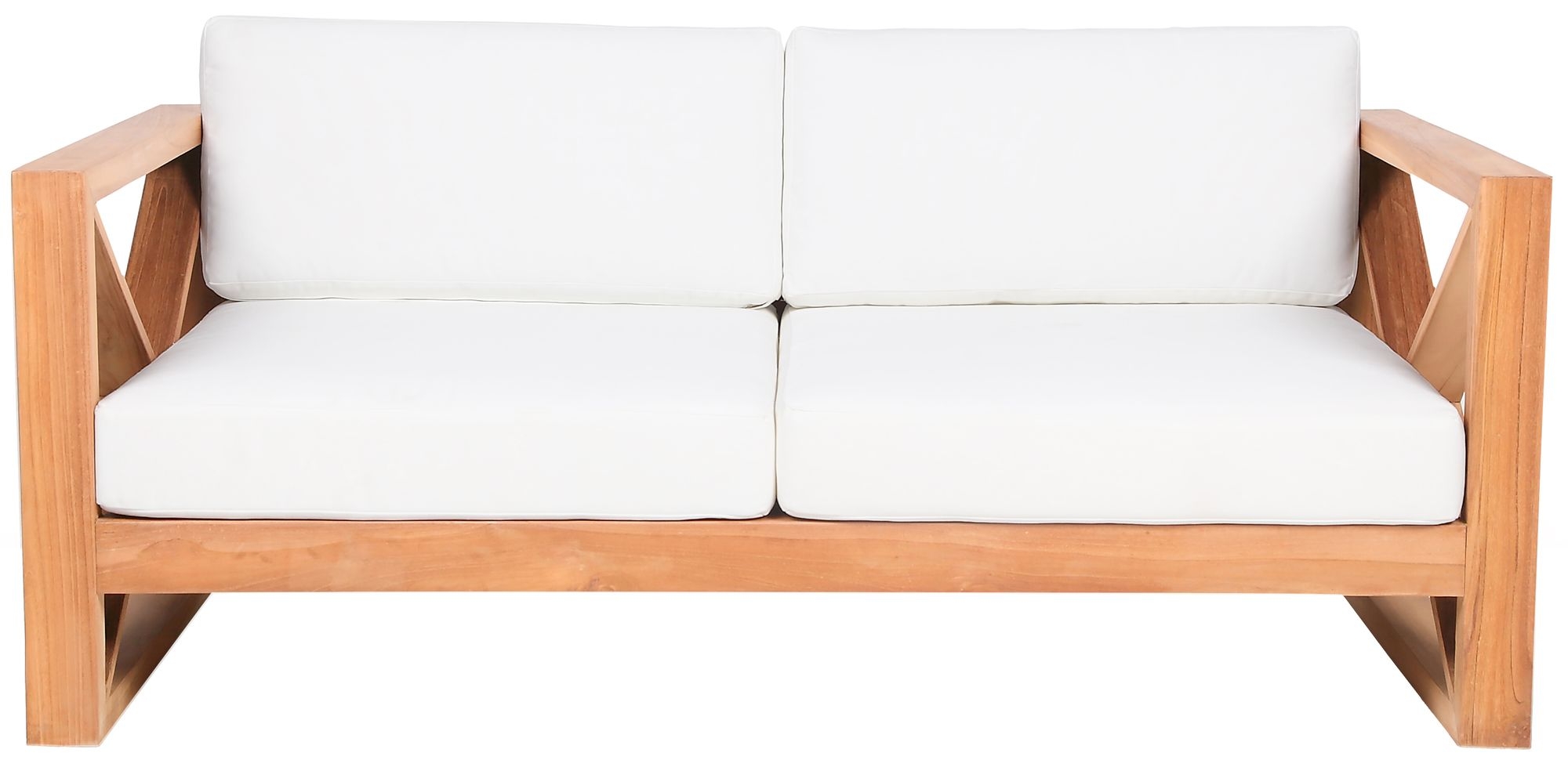 Anguilla 65" Outdoor Patio Waterproof Fabric Loveseat