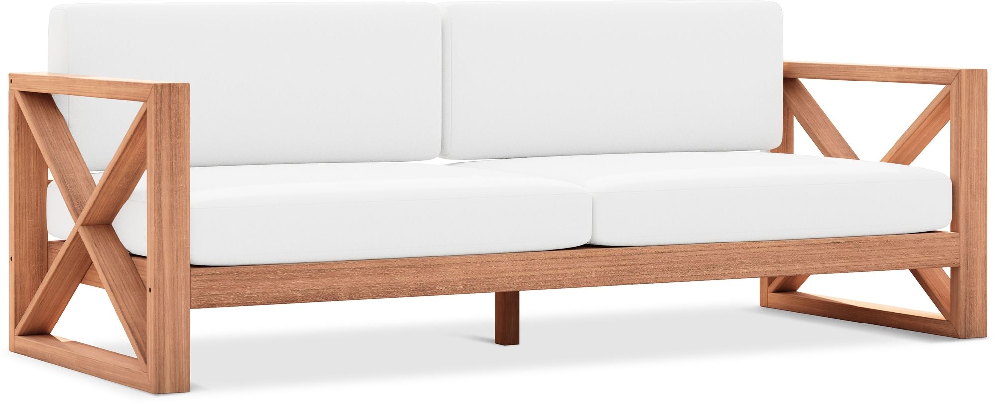 Anguilla 83" Outdoor Patio Waterproof Fabric Sofa