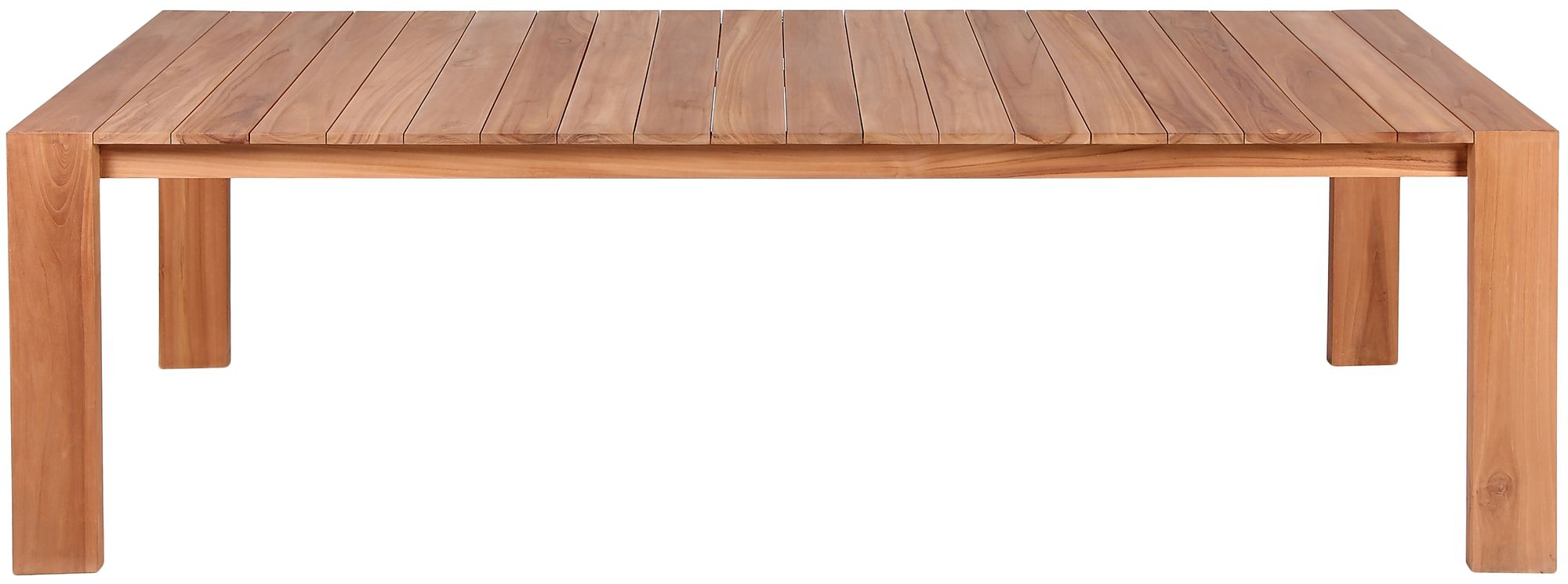 Tulum 108.5" Solid Teak Wood Outdoor Dining Table